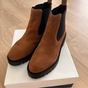 ✨NEW✨ CASLON - suede Chelsea boots in brown chestnut